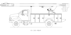 Bucket Truck VO-260-REAR