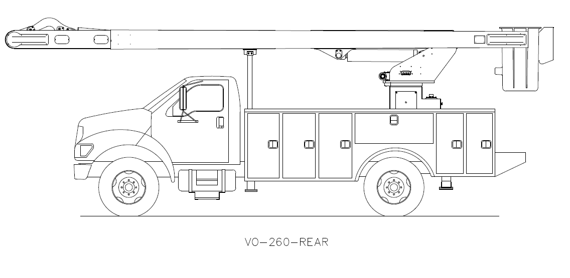 Bucket Truck VO-260-REAR
