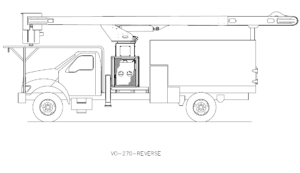 Bucket Truck VO-270-REVERSE