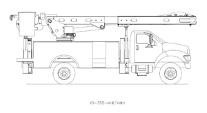 Bucket Truck VO-355-MHI-XMHI