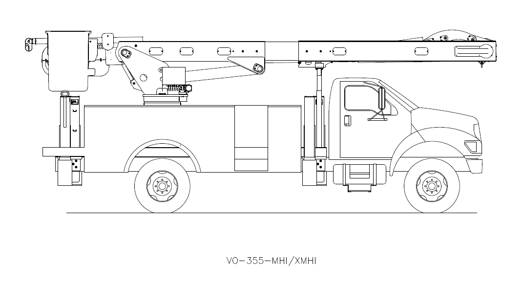 Bucket Truck VO-355-MHI-XMHI