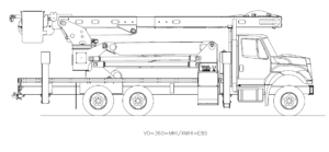 Bucket Truck VO-360-MHI-XMHI-E85