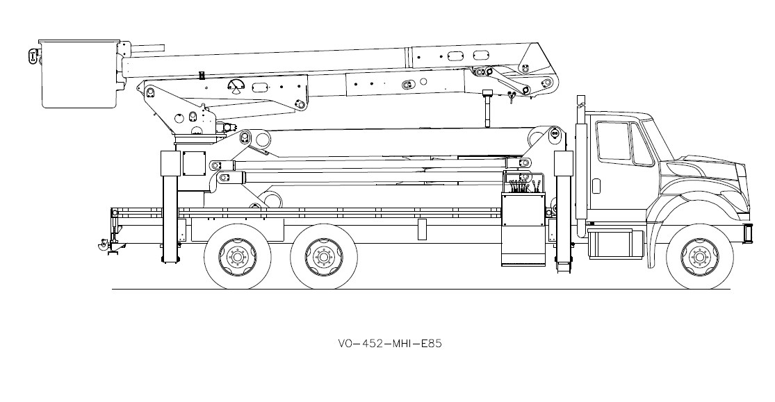 Bucket Truck VO-452-MHI-E85