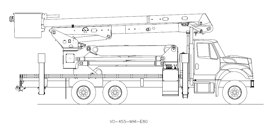 Bucket Truck VO-455-MHI-E80