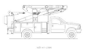 Bucket Truck VST-47-I-MHI