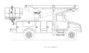 Bucket truck VST-55-TN-MHTN