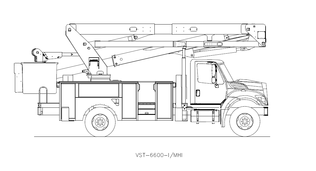 Bucket Truck VST-6600-I-MHI