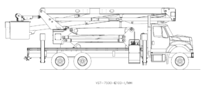 Bucket Truck VST-7500-E100-I-MHI