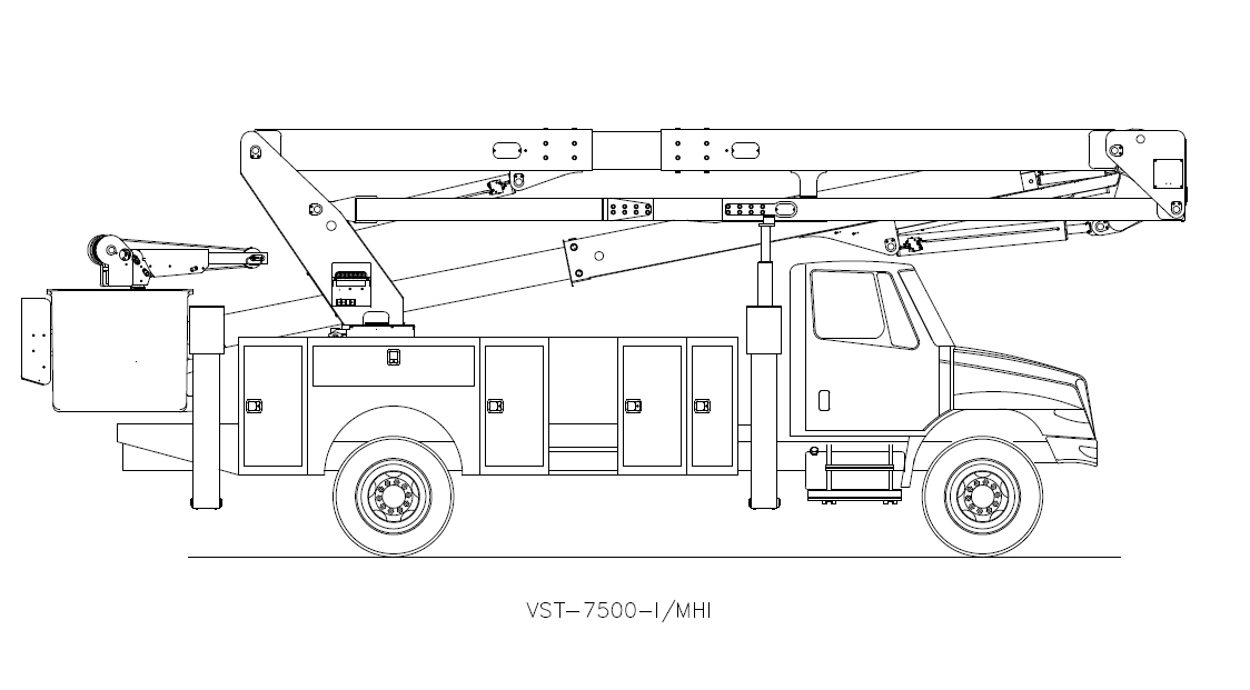 Bucket Truck VST-7500-I-MHI