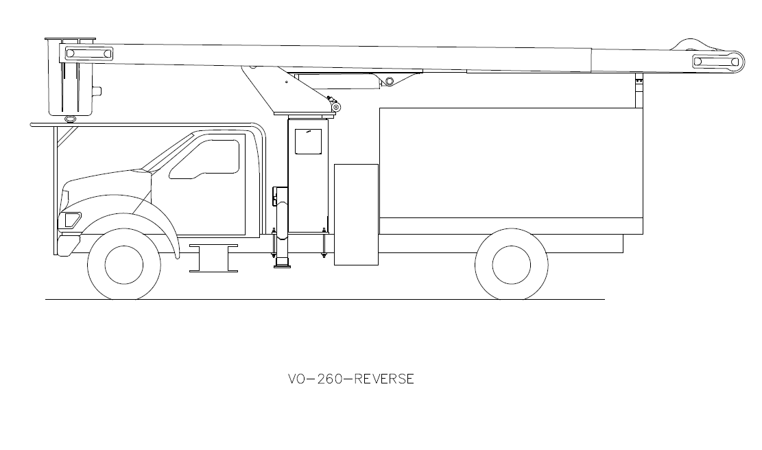 Bucket Truck VO-260-REVERSE