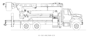 Bucket Truck VO-350-MHI-XMHI-E75