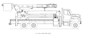Bucket Truck VO-350-MHI-XMHI-E83