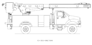 Bucket Truck VO-360-MHI-XMHI
