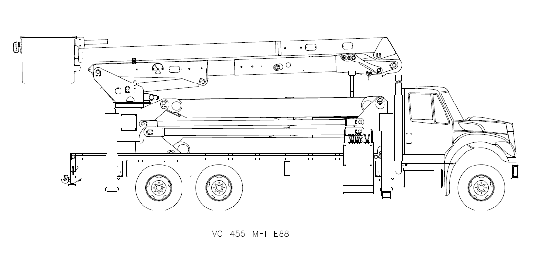 Bucket Truck -455-MHI-E88