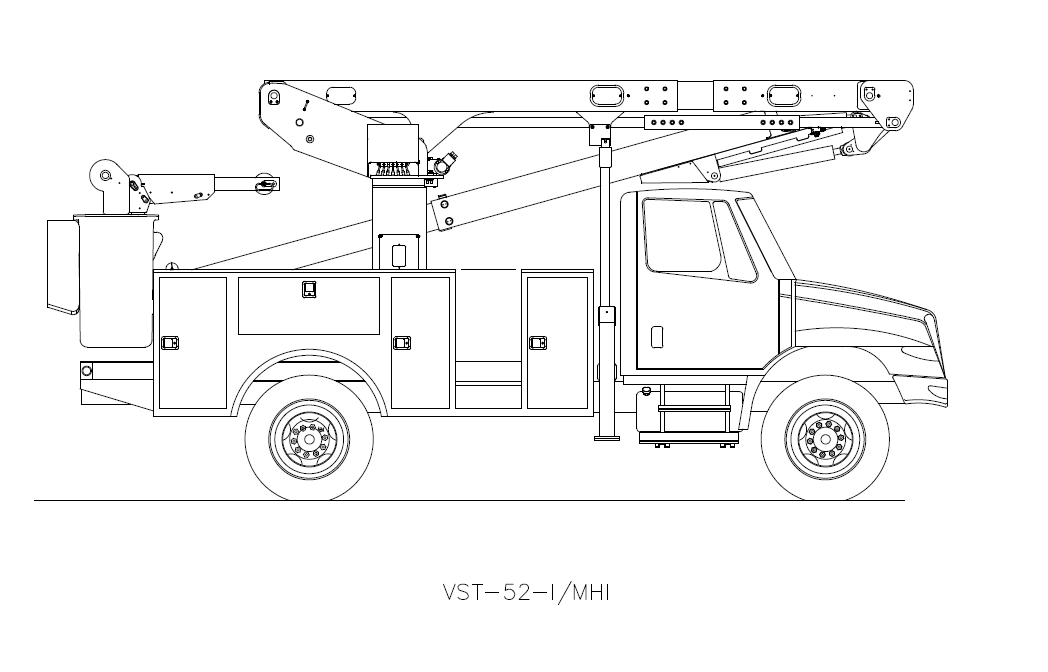 Bucket Truck VST-52-I-MHI