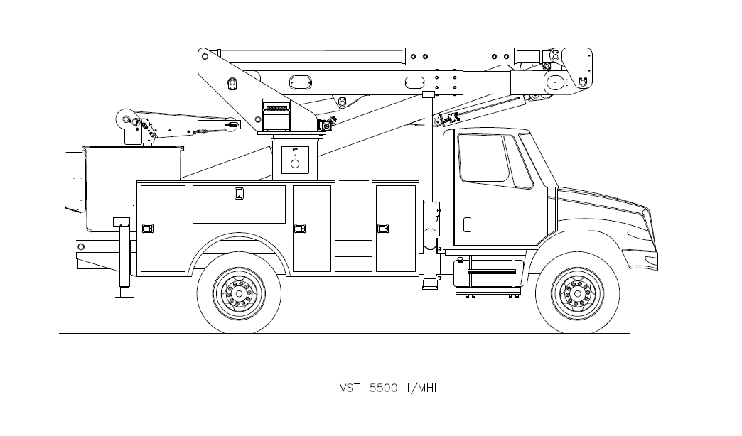 Bucket Truck VST-5500-I-MHI