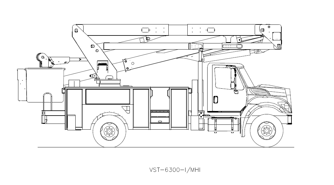 Bucket Truck VST-6300-I-MHI