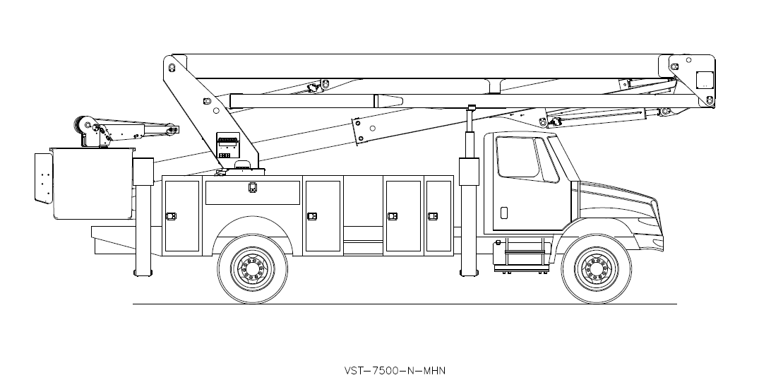 Bucket Truck VST-7500-N-MHN