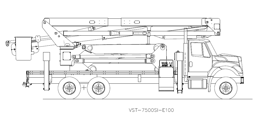 Bucket Truck VST-7500SI-E100