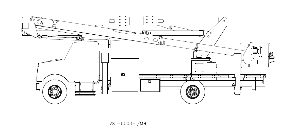 Bucket Truck VST-8000-I-MHI