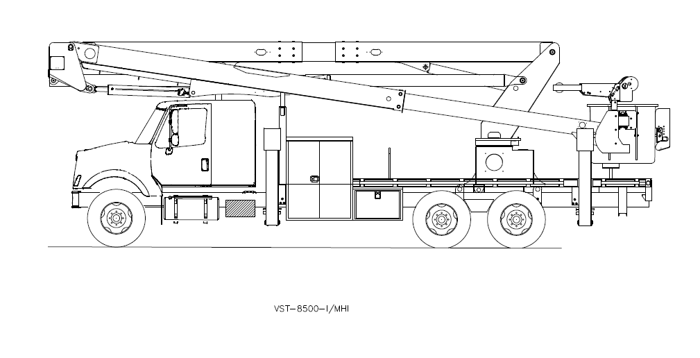Bucket Truck VST-8500-I-MHI