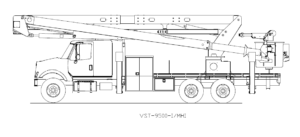 Bucket Truck VST-9500-I-MHI