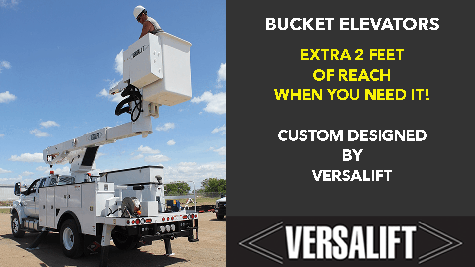 Versalift Bucket Elevators Provide Extra Reach When You Need It