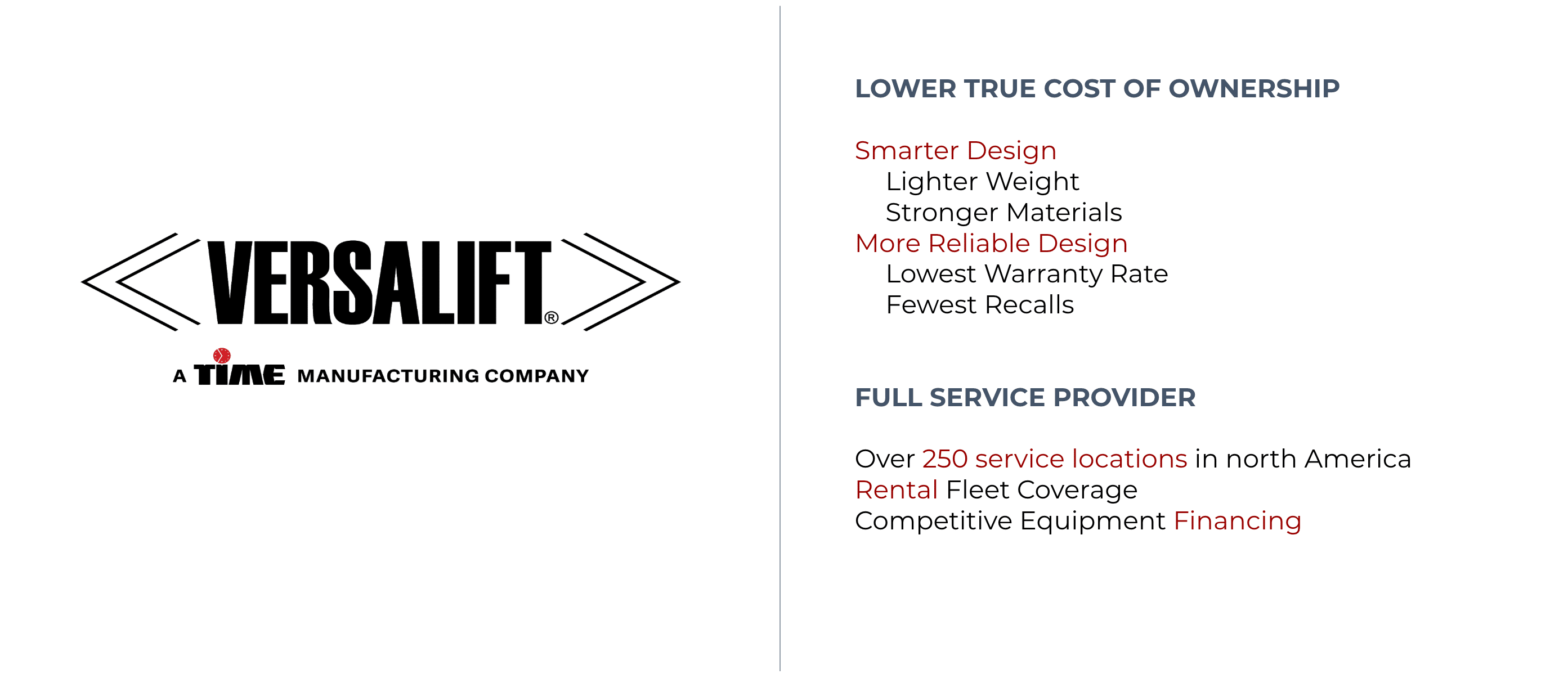 Aerial Lifts with a Lower True Cost of Ownership