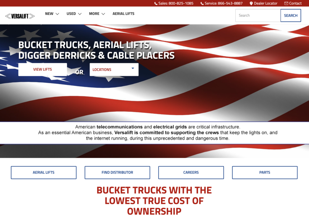 Bucket Trucks Filter Sort Equipment
