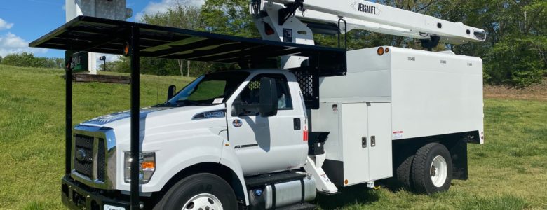 Truck Mounted Aerial Lifts, Chip Trucks & Grapple Boom Trucks for Forestry Work