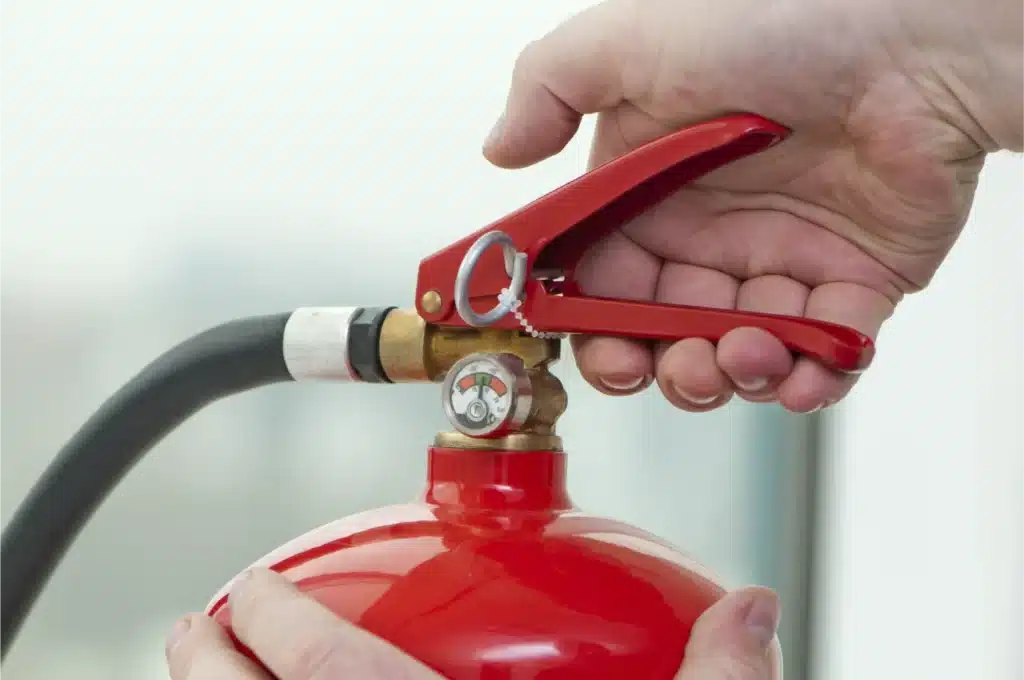 Safety Practices - fire distinguisher